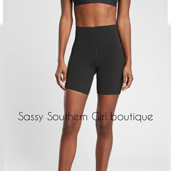SGS boutique Shorts Black High Waist Compression Bike Shorts Poshmark